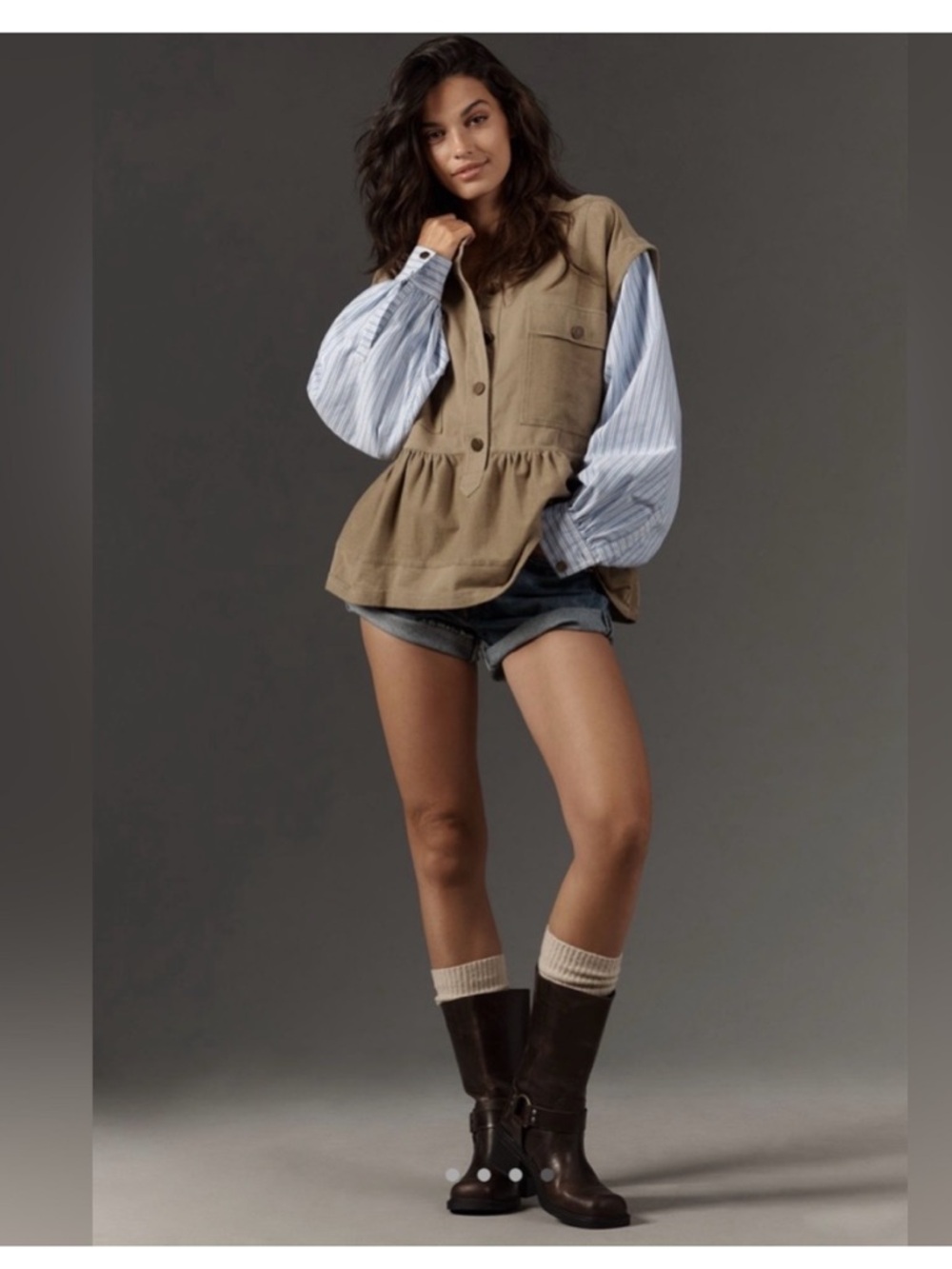 Pilcro Babydoll Shacket